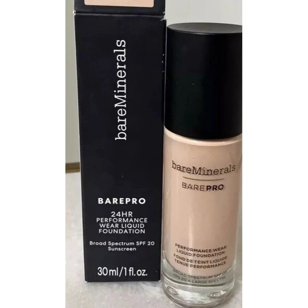 bareMinerals BarePro ASPEN 04 Performance Wear PRO Foundation Liquid‎ 1oz NEW
